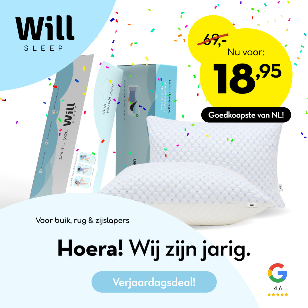 WillSleep Pillow | Jouw ideale slaapkussen