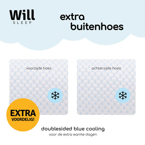 Buitenhoes met twee koele kanten